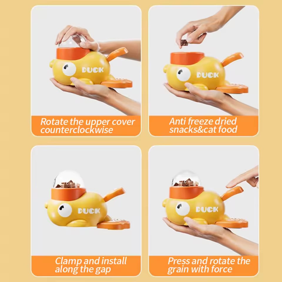 QuackTreat™ Automatic Duck Treat Dispenser Toy