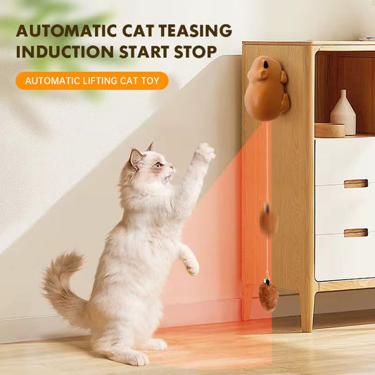 SquiZZ™ Smart Squirrel Interactive Pet Teaser Toy