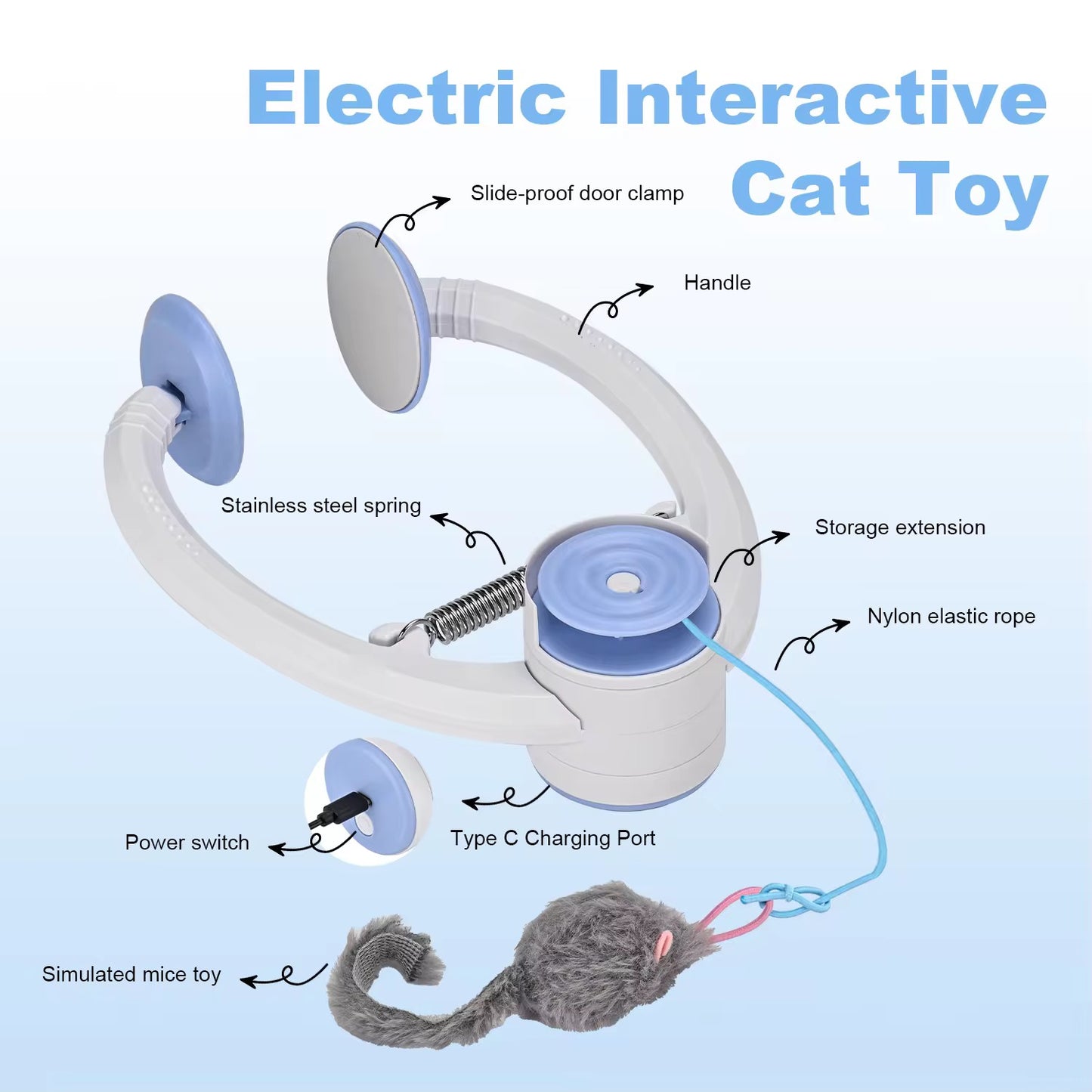 FlyFeather™ Automatic Cat Teaser Toy