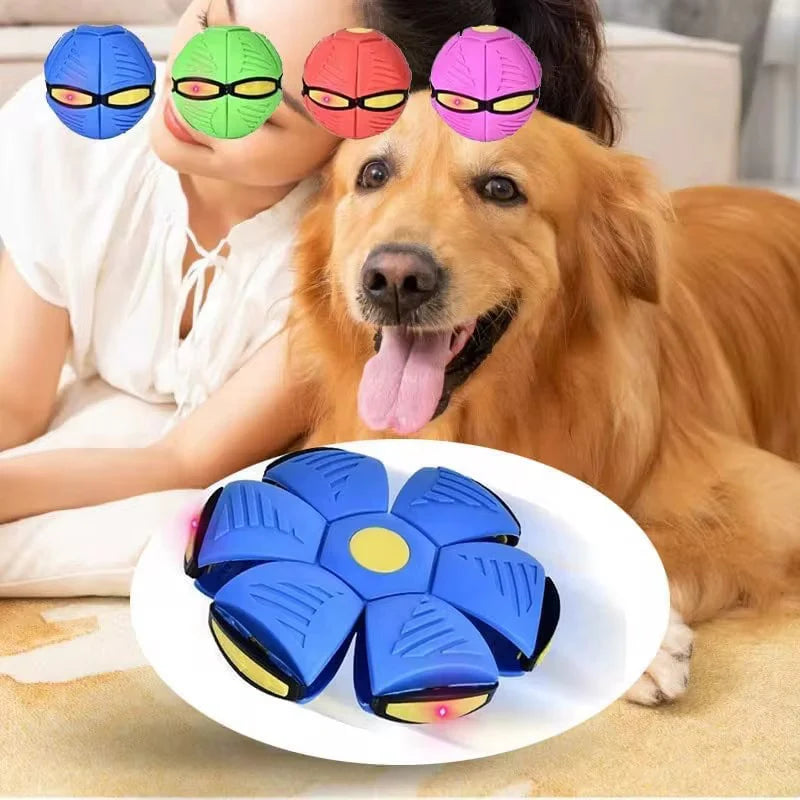 PawFly™ Magic UFO Transforming Ball – Interactive Flying & Fetch Toy for Dogs