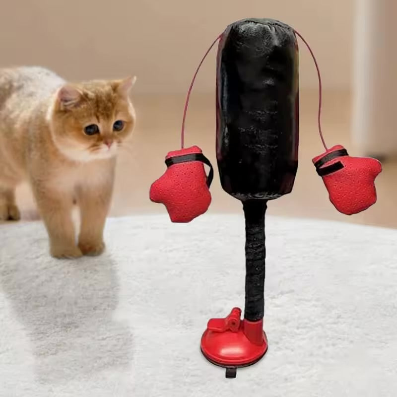 PawRage™ Portable Cat Punching Bag Toy