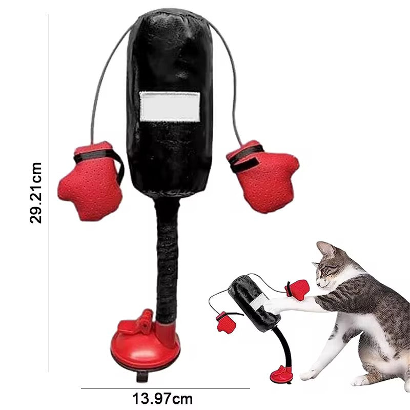 PawRage™ Portable Cat Punching Bag Toy