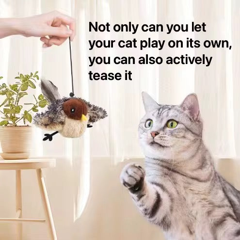 PurrHunt™ Interactive Feather Bird Cat Toy