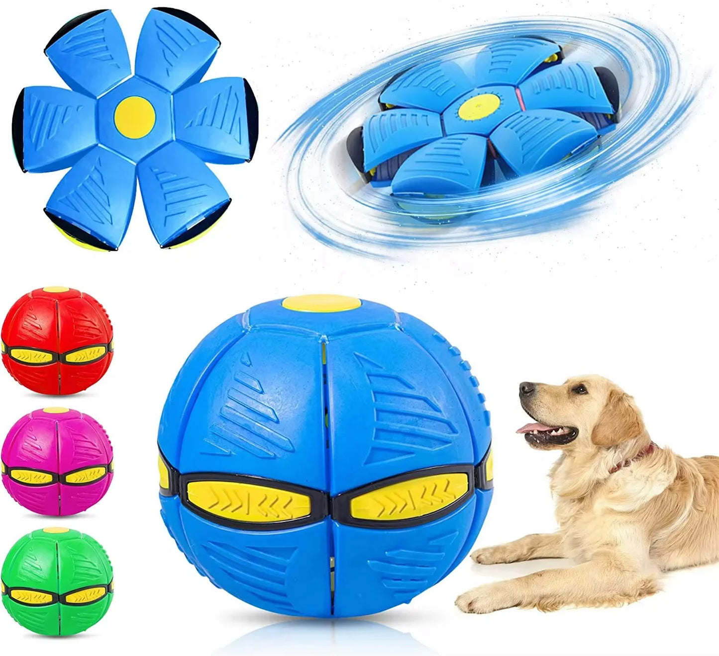 PawFly™ Magic UFO Transforming Ball – Interactive Flying & Fetch Toy for Dogs