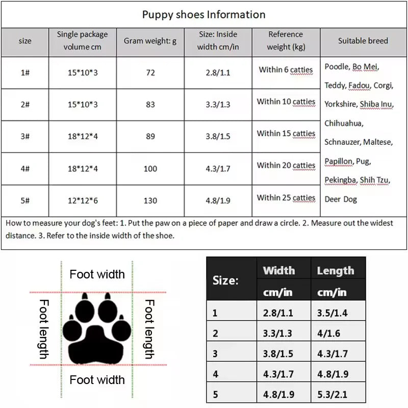 PawsBoots™ Non-Slip Plush Dog Shoes