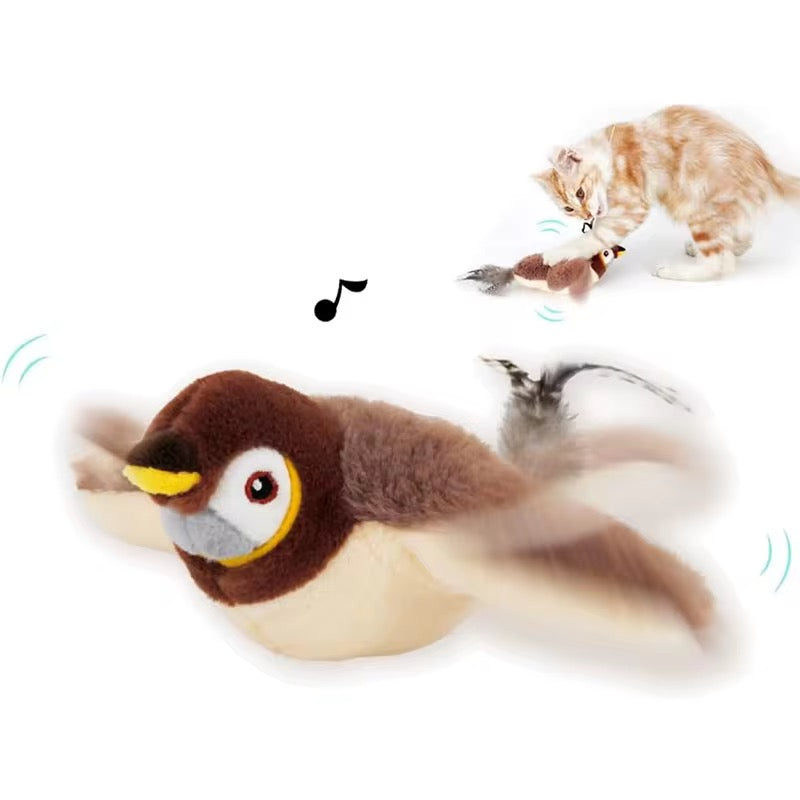 WhiskerWing™ – Motion-Activated Flying Bird Toy for Cats