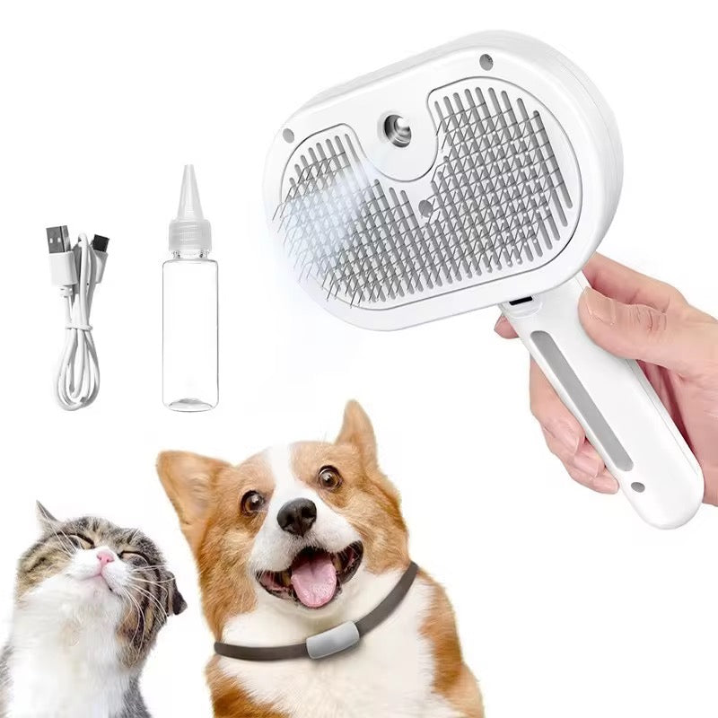 FurMist™ – 2-in-1 Pet Steam Grooming Brush
