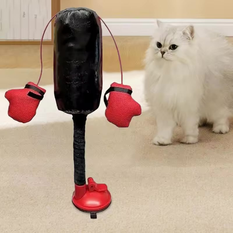 PawRage™ Portable Cat Punching Bag Toy