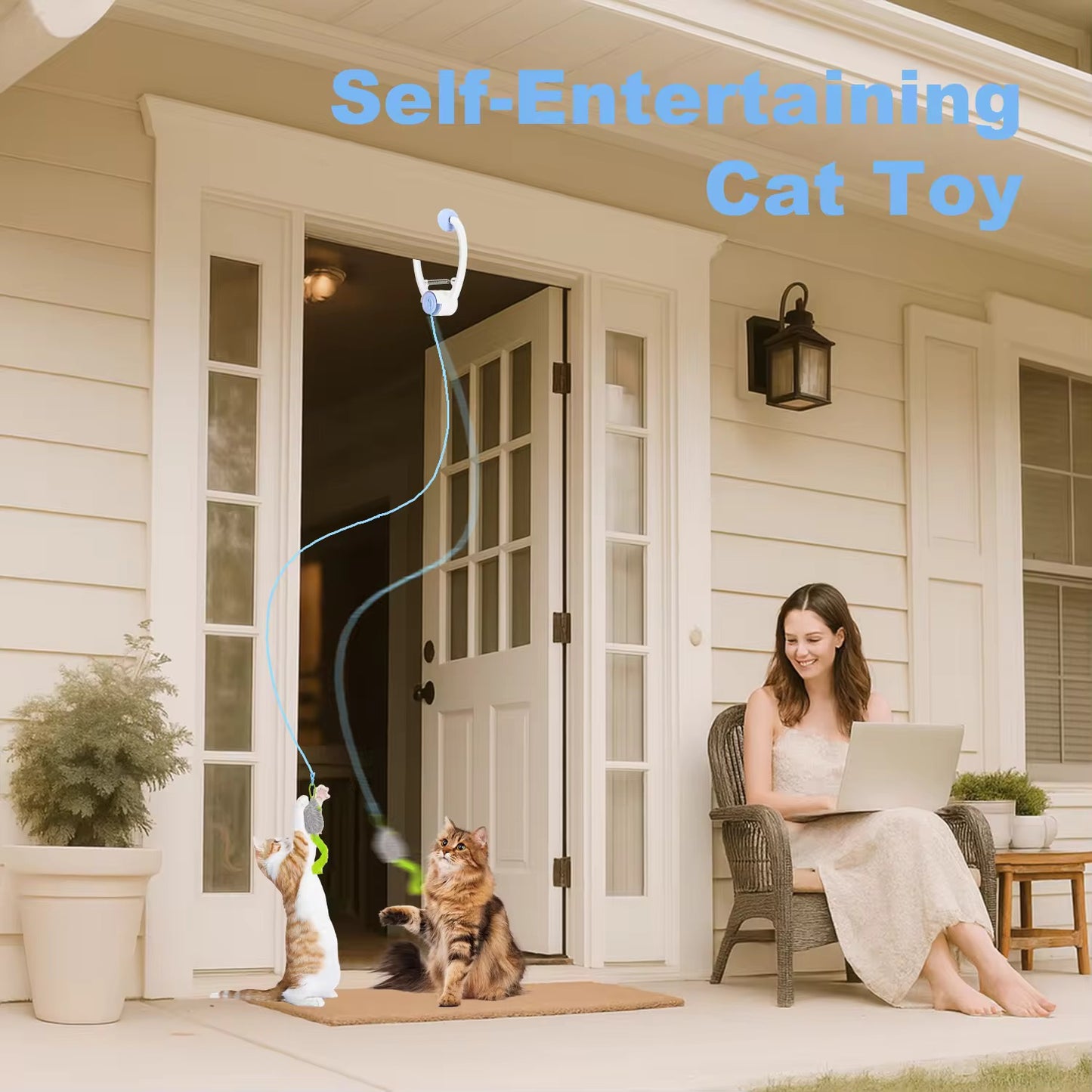 FlyFeather™ Automatic Cat Teaser Toy
