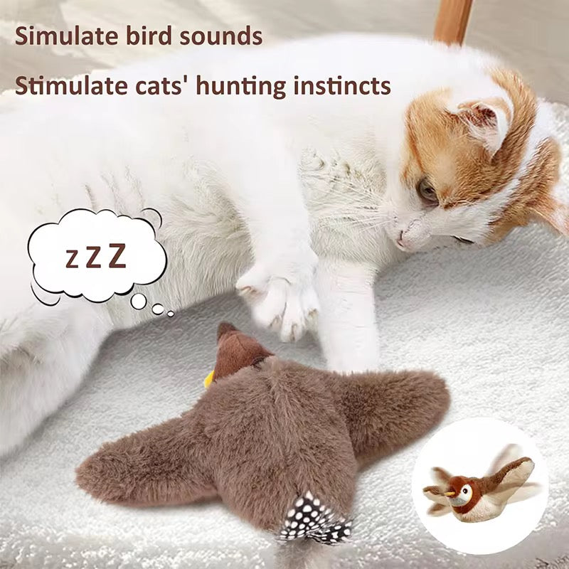WhiskerWing™ – Motion-Activated Flying Bird Toy for Cats