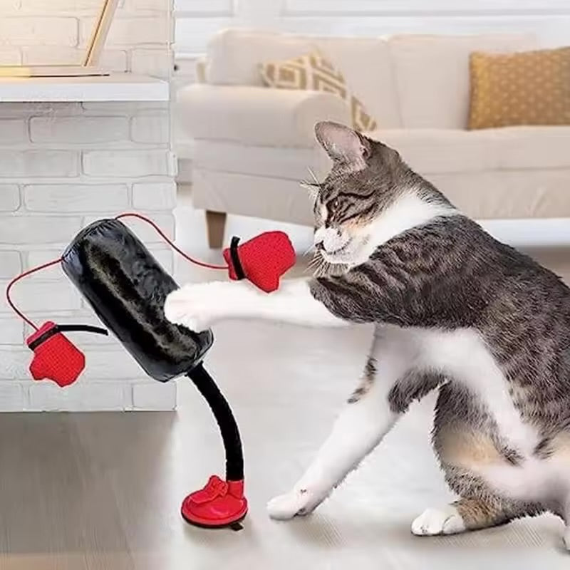 PawRage™ Portable Cat Punching Bag Toy