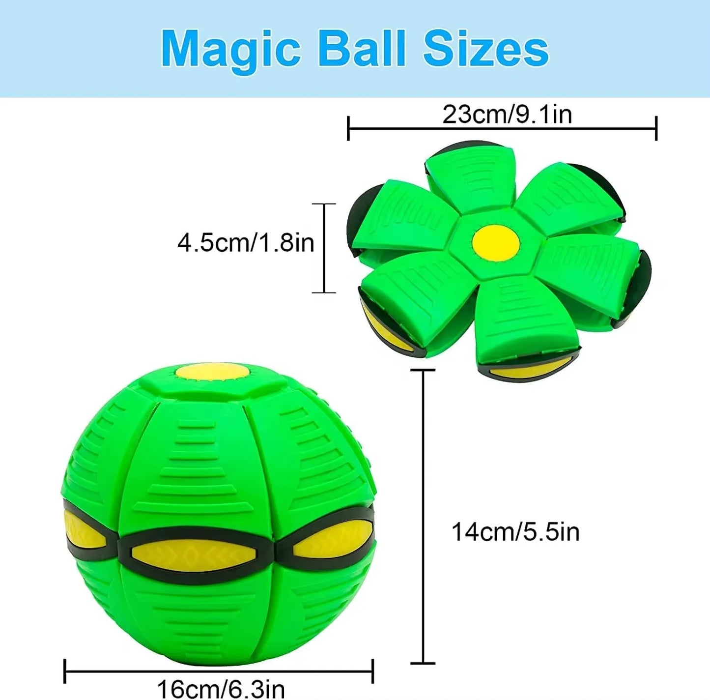 PawFly™ Magic UFO Transforming Ball – Interactive Flying & Fetch Toy for Dogs