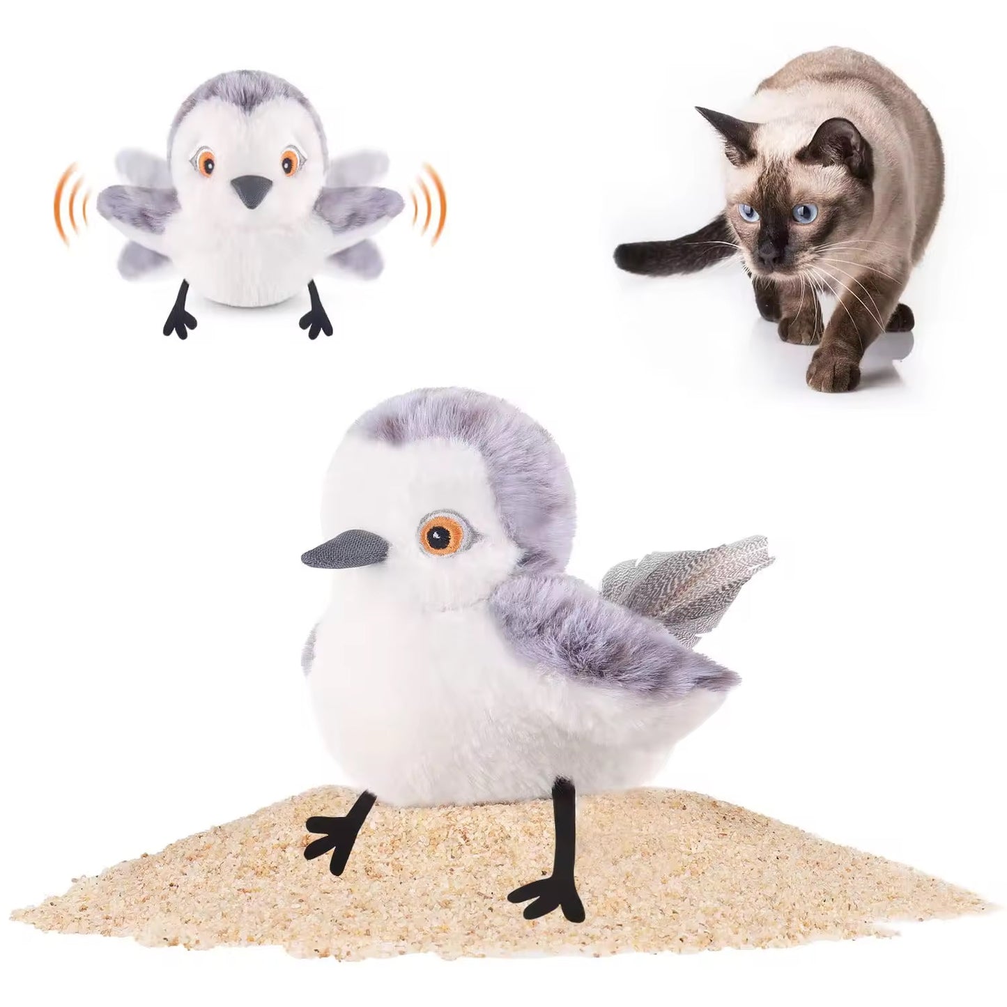 FlapFly™ Interactive Flapping Bird Toy for Cats